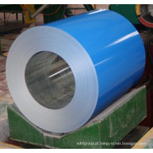 Bobina de aço revestida de cor de PPGI Prepainted Bobina de aço galvanizada Materiais de construção
